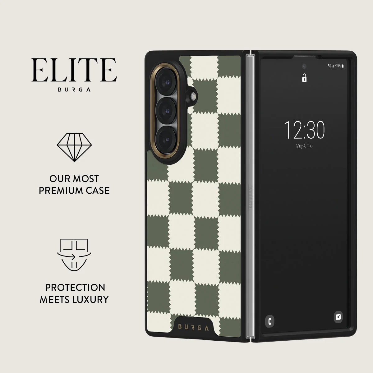 Retro Grid - Samsung Galaxy Z Fold 7 Case - Image 2