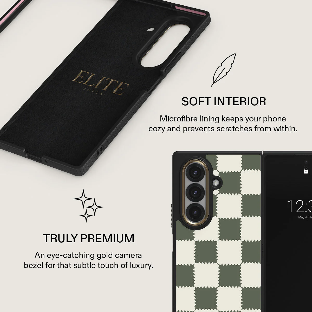 Retro Grid - Samsung Galaxy Z Fold 7 Case - Image 6