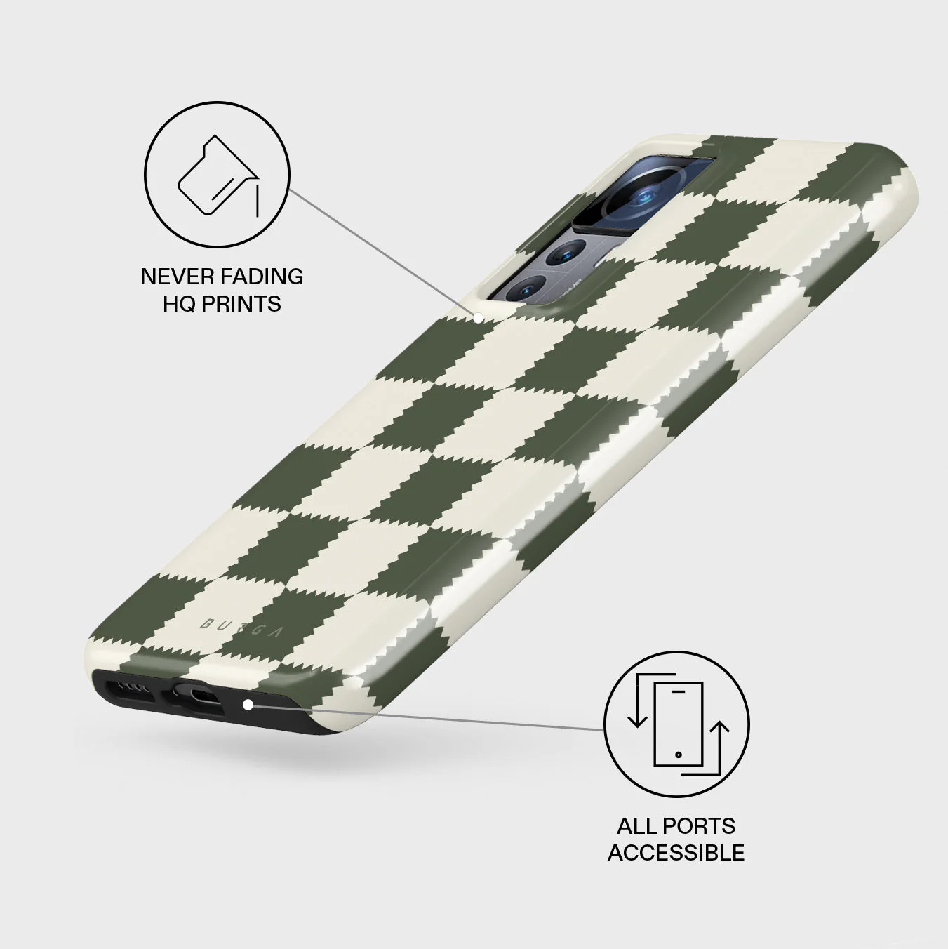 Retro Grid - Xiaomi 12T Case - Image 3