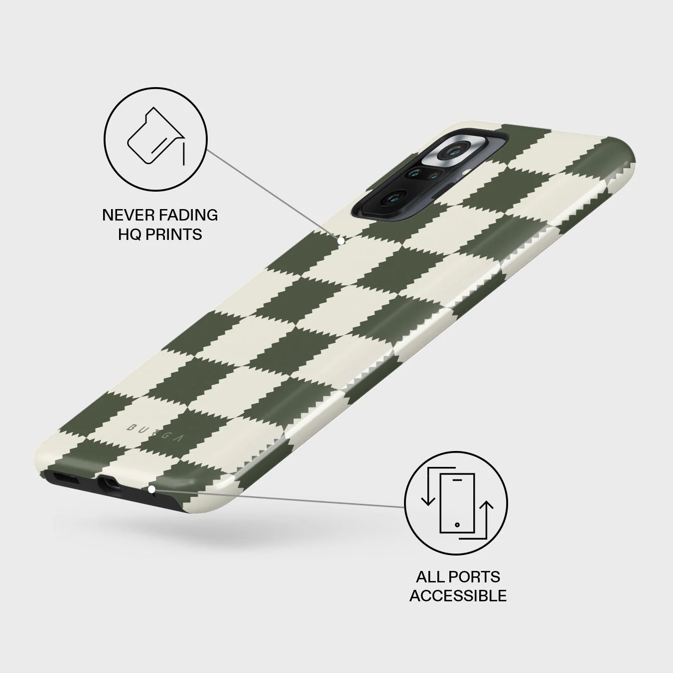 Retro Grid - Xiaomi Redmi Note 10 Pro Case - Image 3