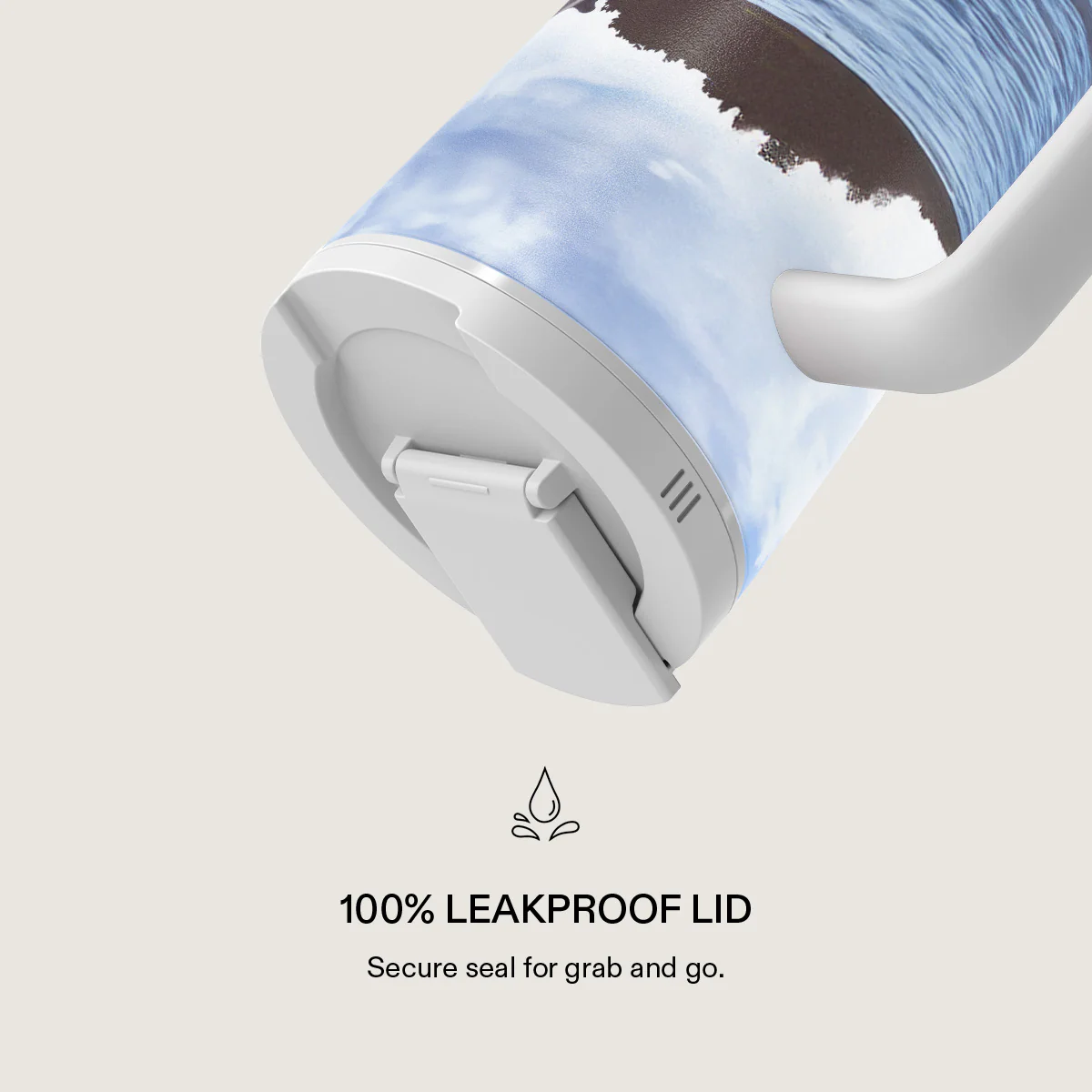 Retro Splash - EasyGrip Travel Mug - Image 3