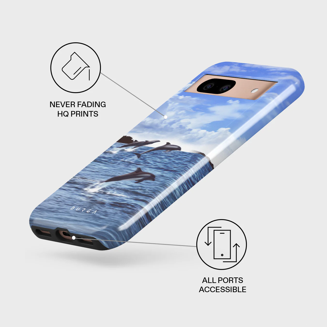 Retro Splash - Google Pixel 8a Case - Image 3