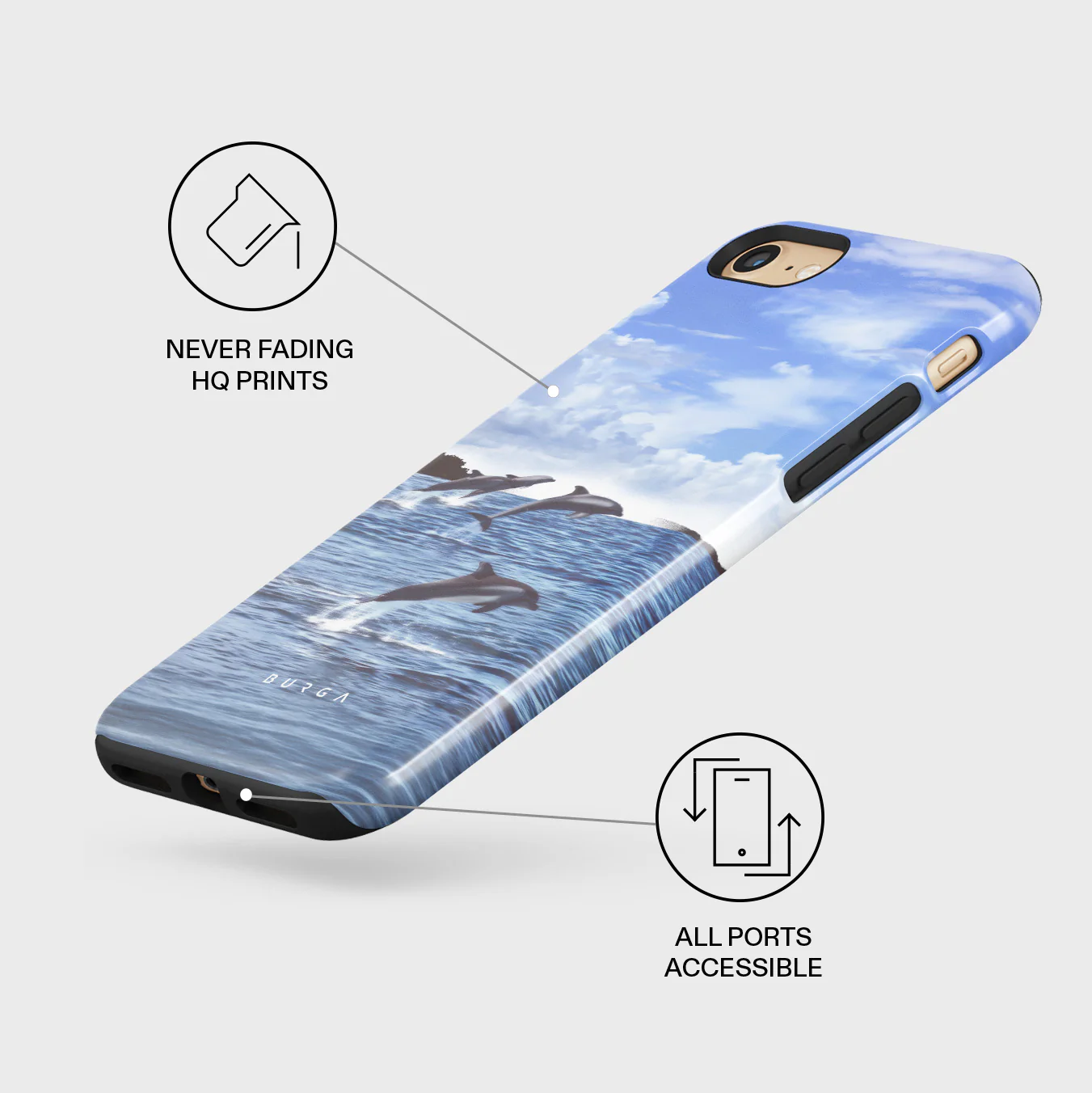Retro Splash - iPhone 7 / iPhone 8 Case - Image 3