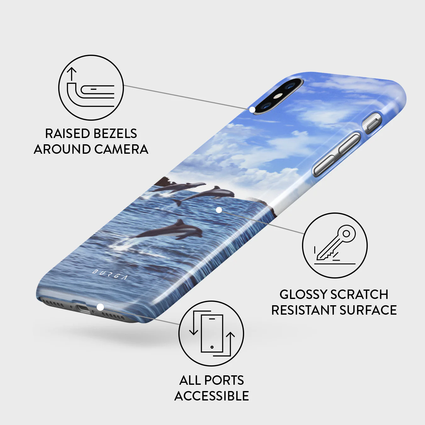 Retro Splash - iPhone XS Max Case - Image 3
