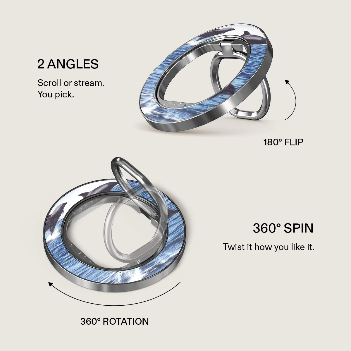 Retro Splash - Magnetic Ring Holder - Image 3
