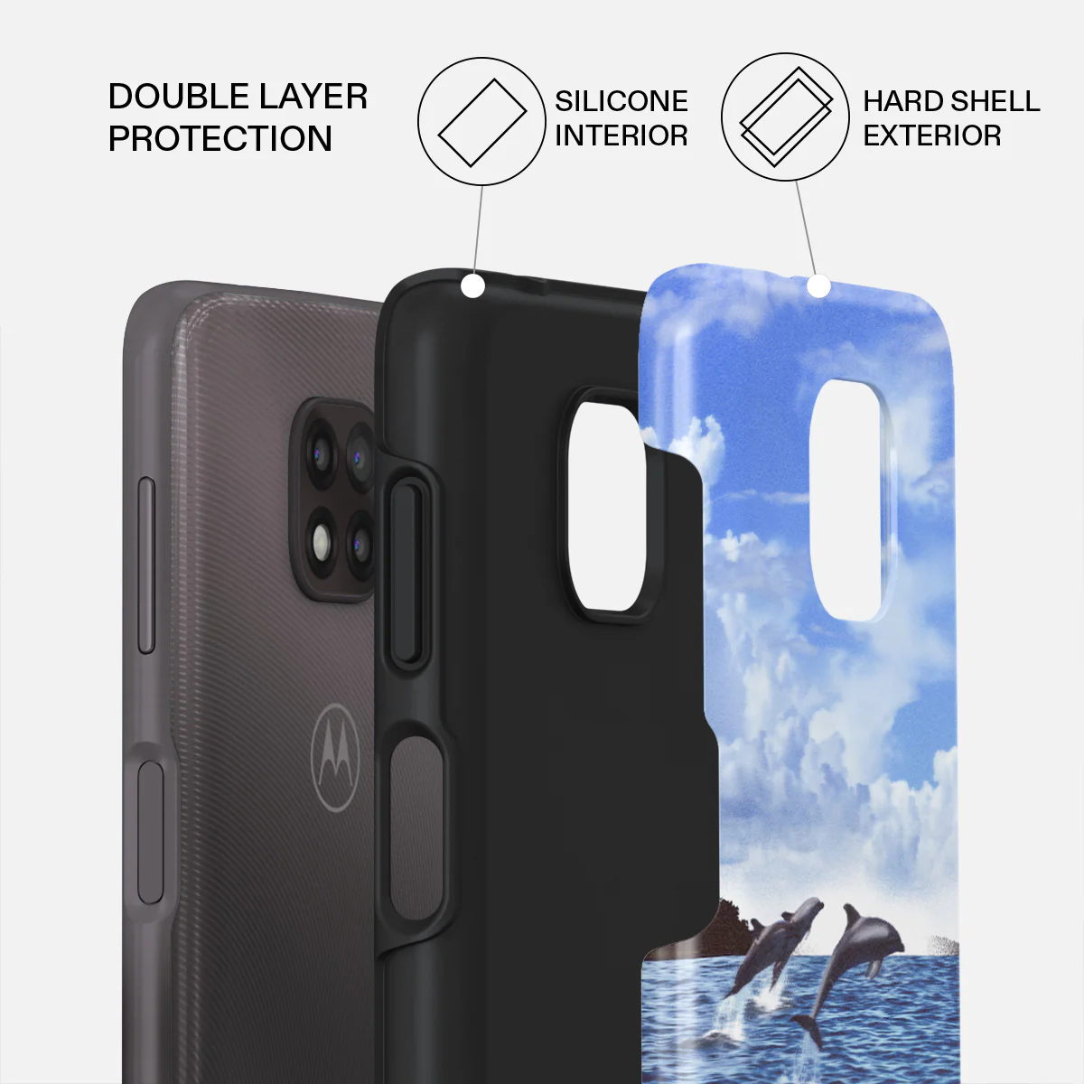 Retro Splash - Motorola Moto G Power 2021 Case - Image 2