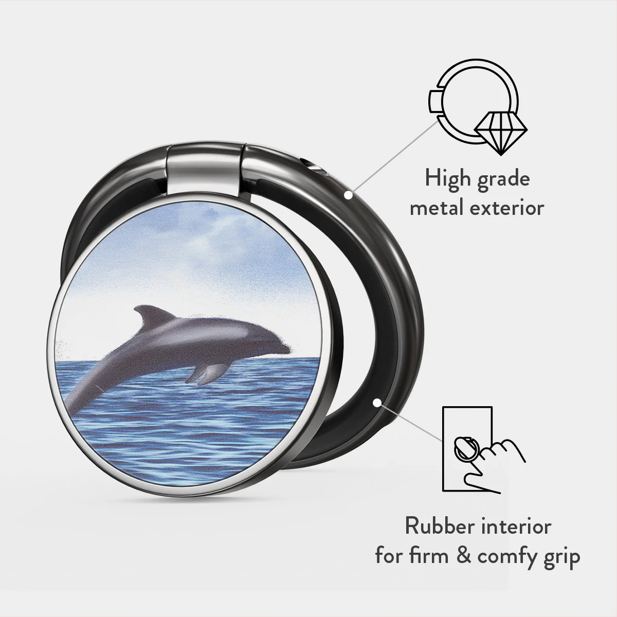 Retro Splash - Adhesive Ring Holder - Image 2