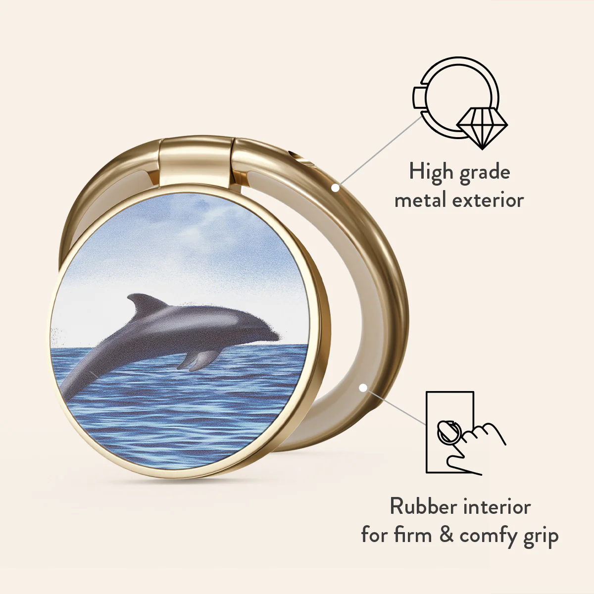 Retro Splash - Adhesive Ring Holder - Image 7