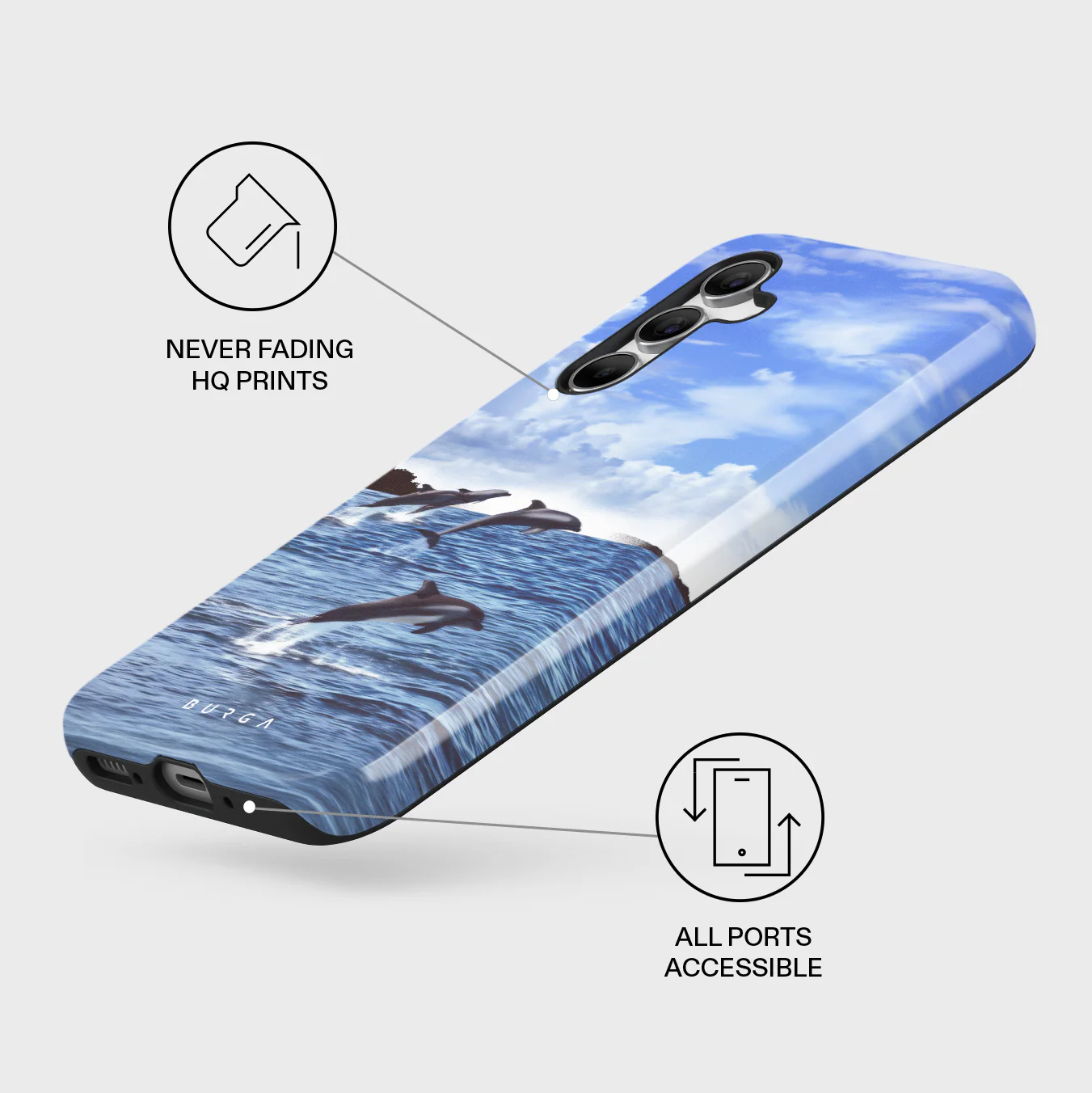 Retro Splash - Samsung Galaxy A55 Case - Image 3