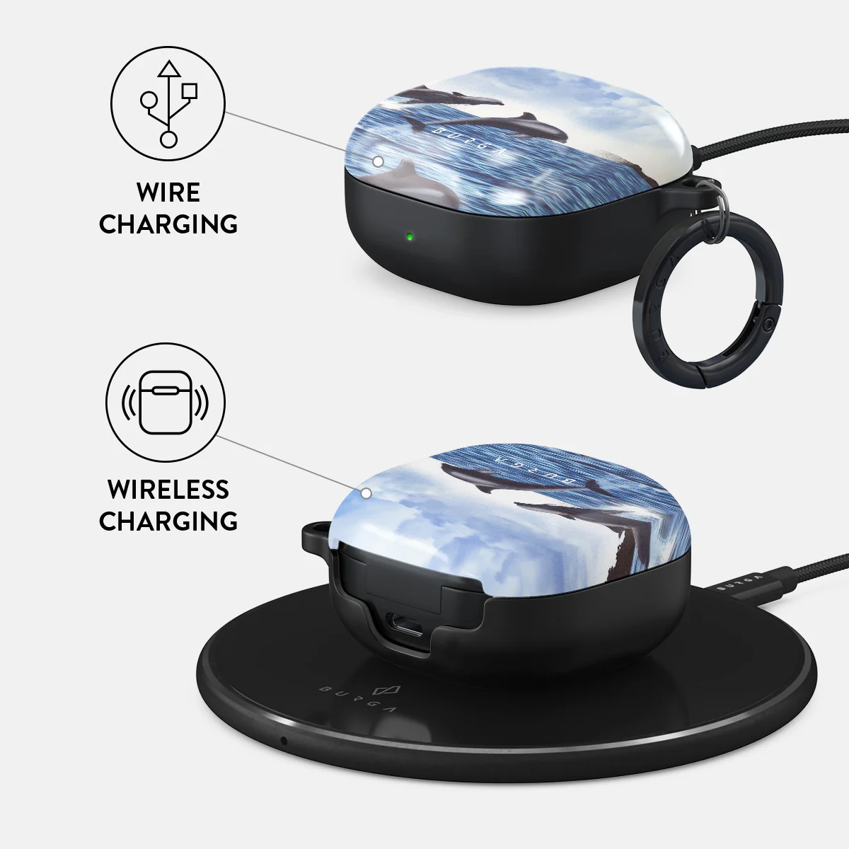 Retro Splash - Samsung Galaxy Buds Pro Case - Image 3