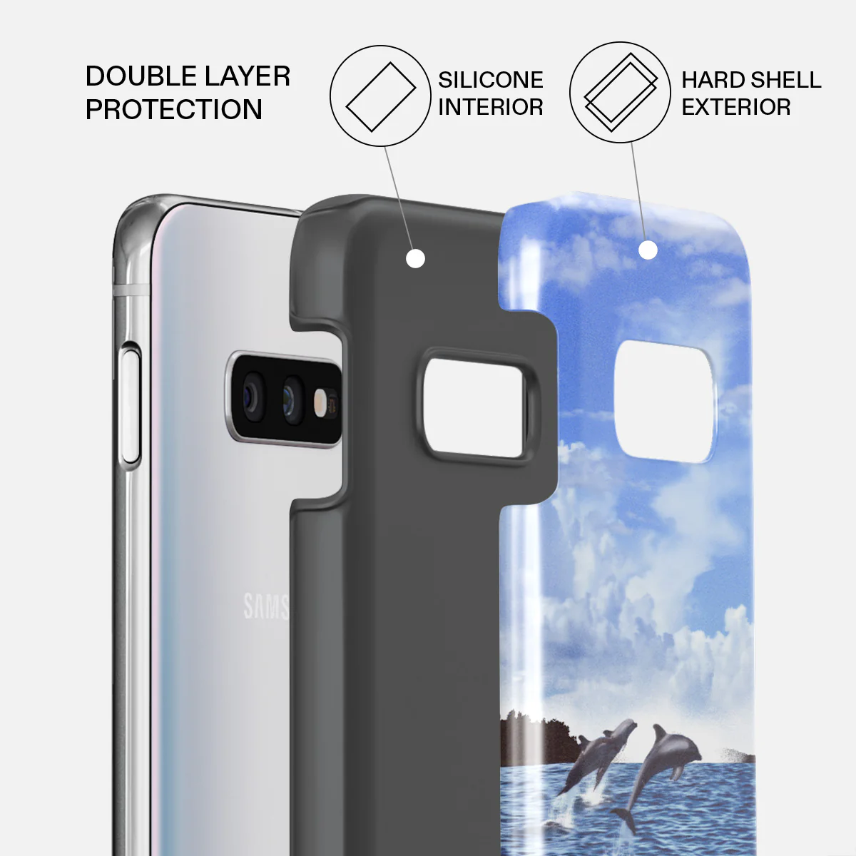 Retro Splash - Samsung Galaxy S10E Case - Image 2