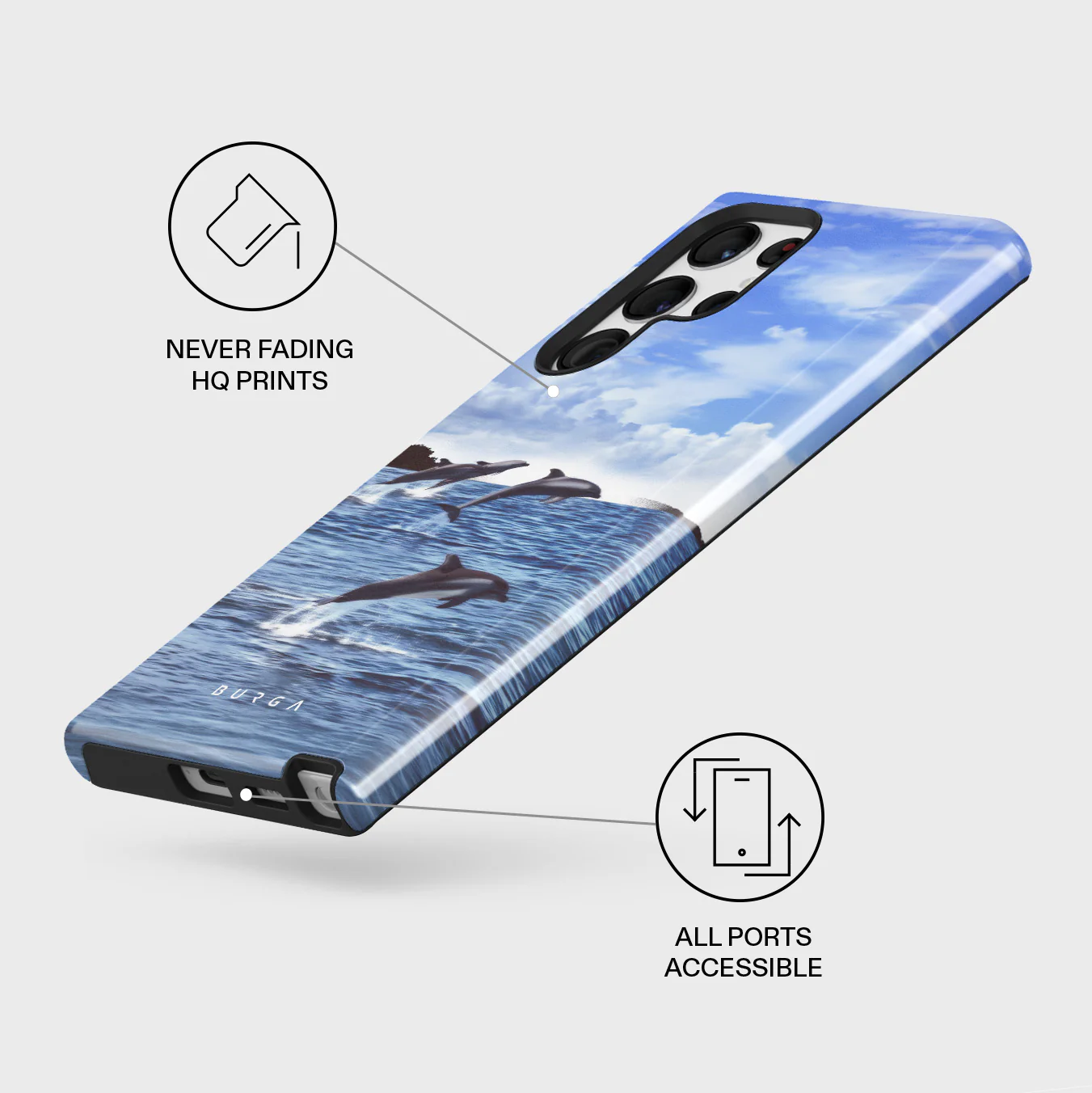 Retro Splash - Samsung Galaxy S22 Ultra Case - Image 3