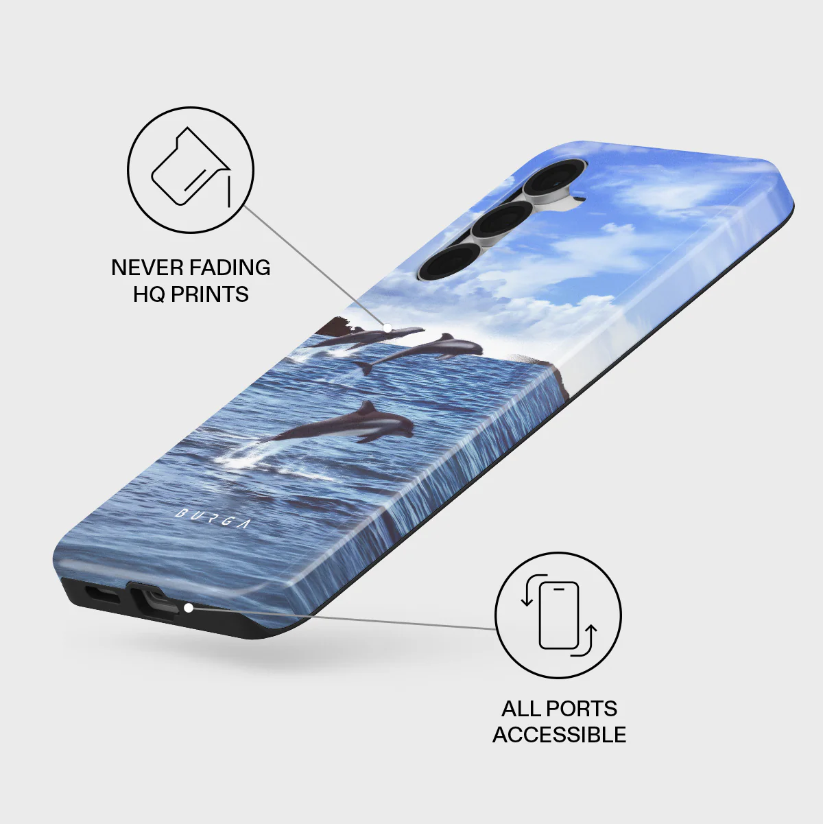 Retro Splash - Samsung Galaxy S25 FE Case - Image 3