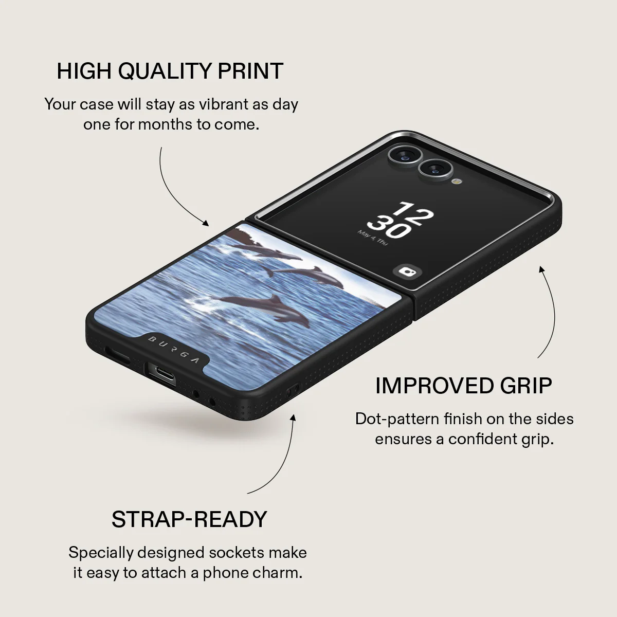 Retro Splash - Samsung Galaxy Z Flip 7 Case - Image 16