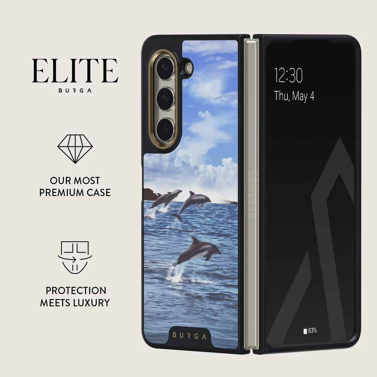 Retro Splash - Samsung Galaxy Z Fold 5 Case - Image 9