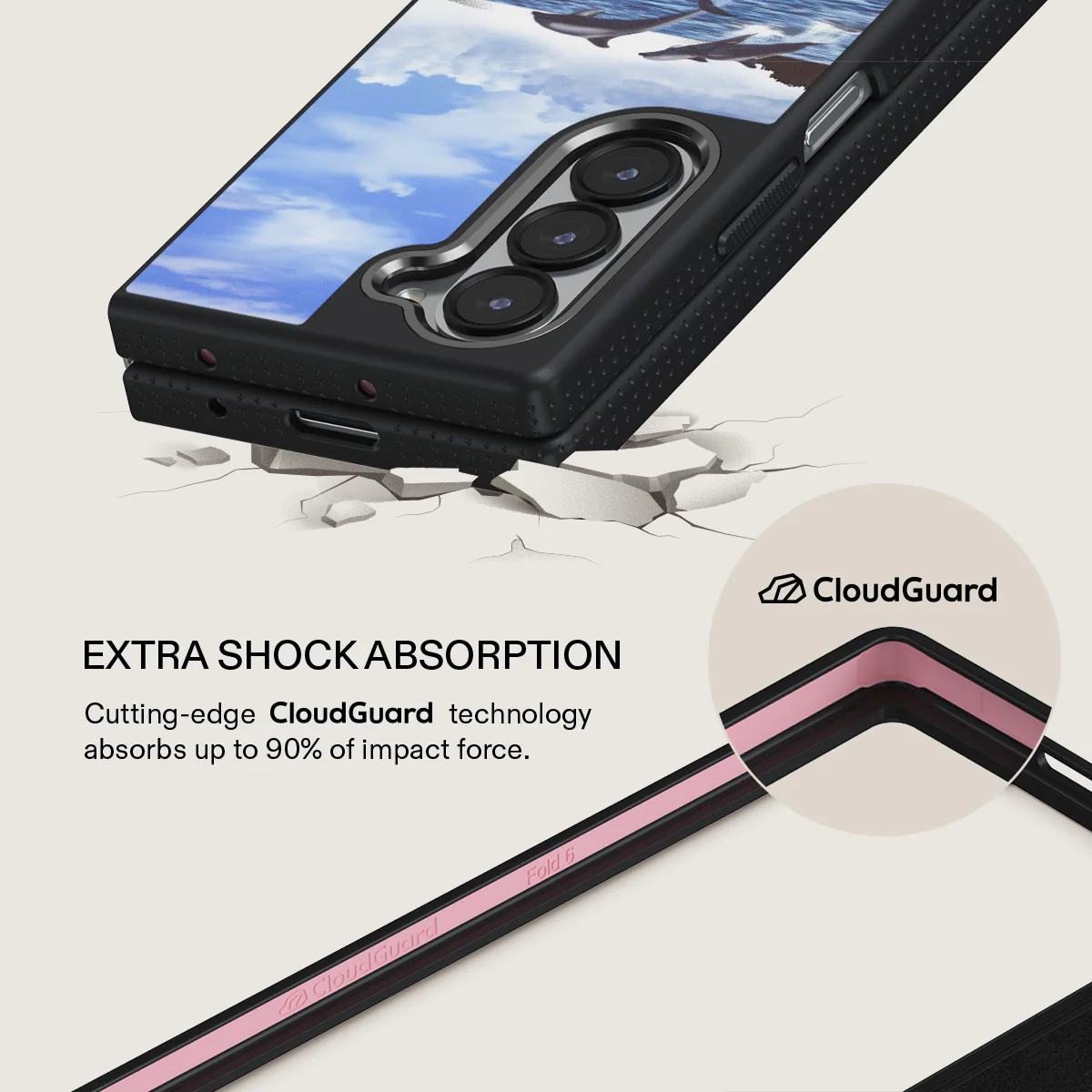 Retro Splash - Samsung Galaxy Z Fold 6 Case - Image 10