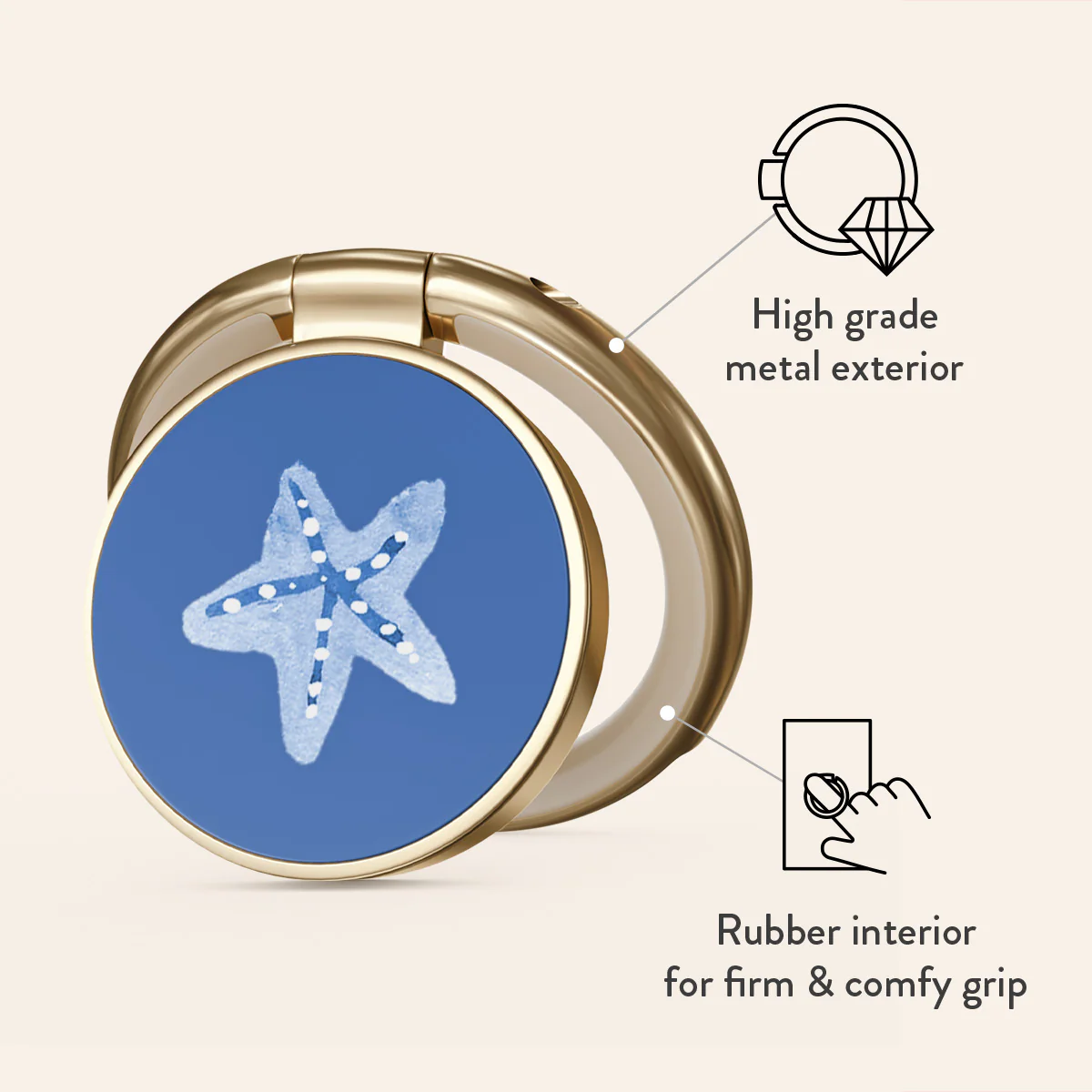 Salty Kiss - Adhesive Ring Holder - Image 7