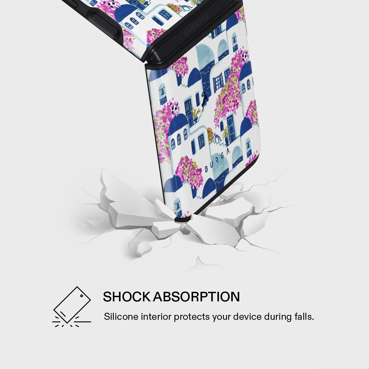 Santorini - Samsung Galaxy Z Flip 3 Case - Image 4