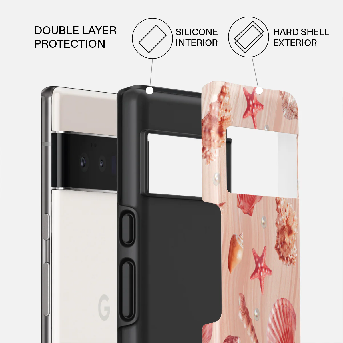 Seashells - Google Pixel 6 Pro Case - Image 2