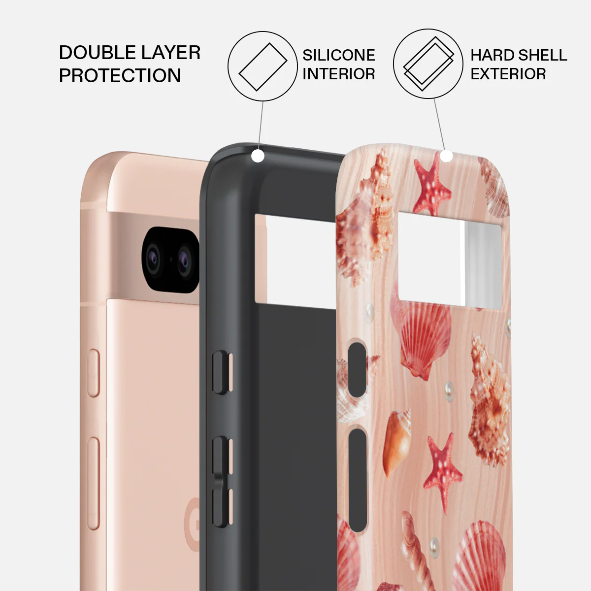 Seashells - Google Pixel 8a Case - Image 2