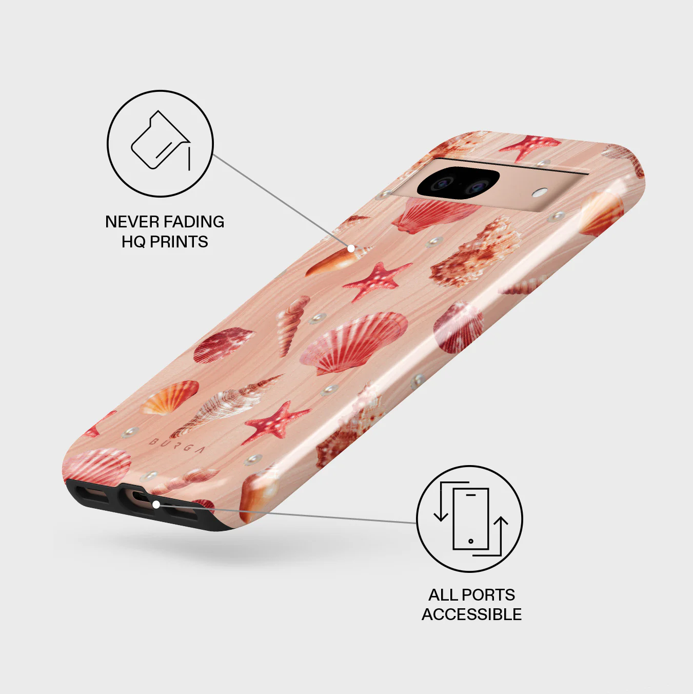 Seashells - Google Pixel 8a Case - Image 3