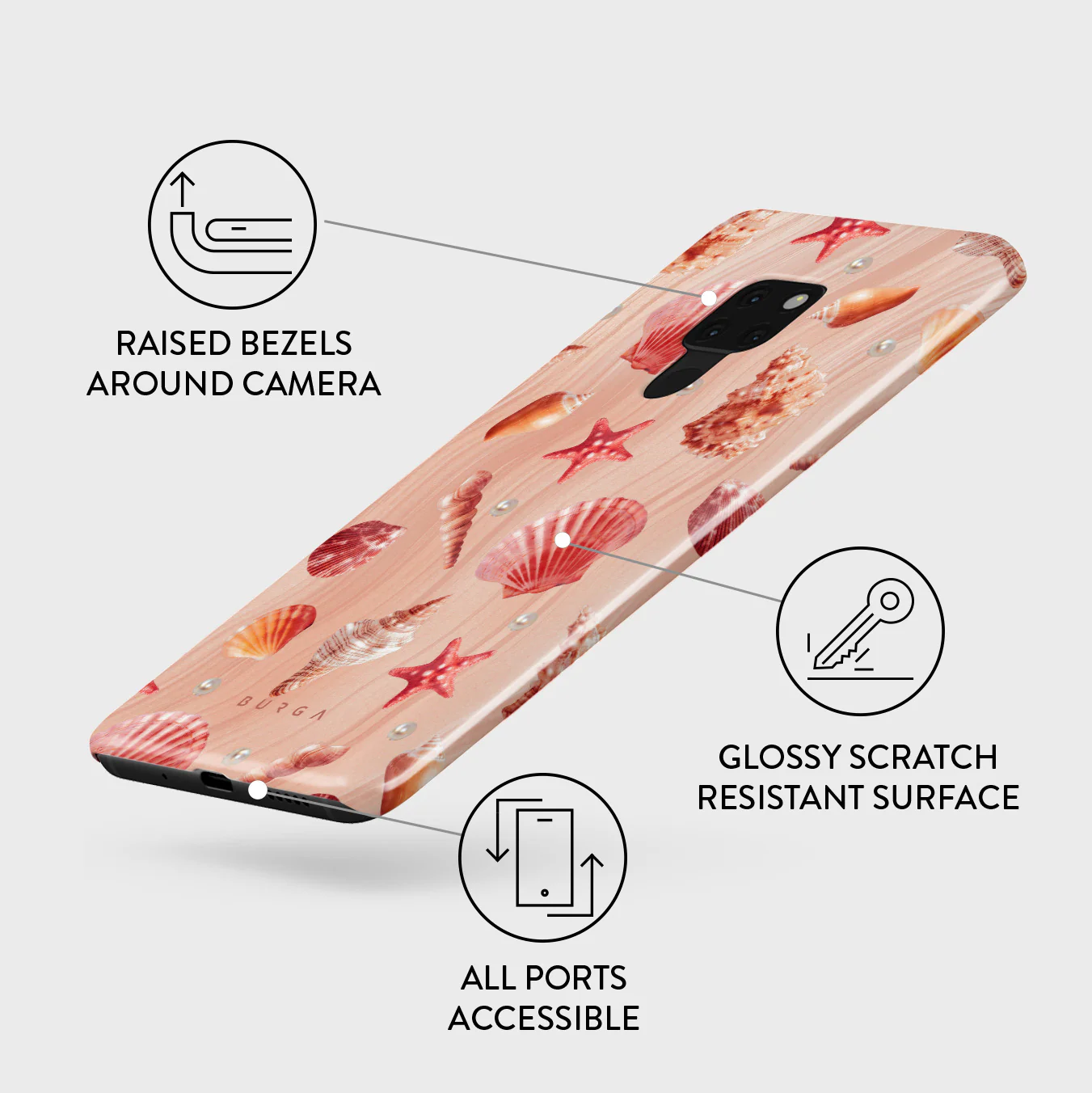 Seashells - Huawei Mate 20 Case - Image 3