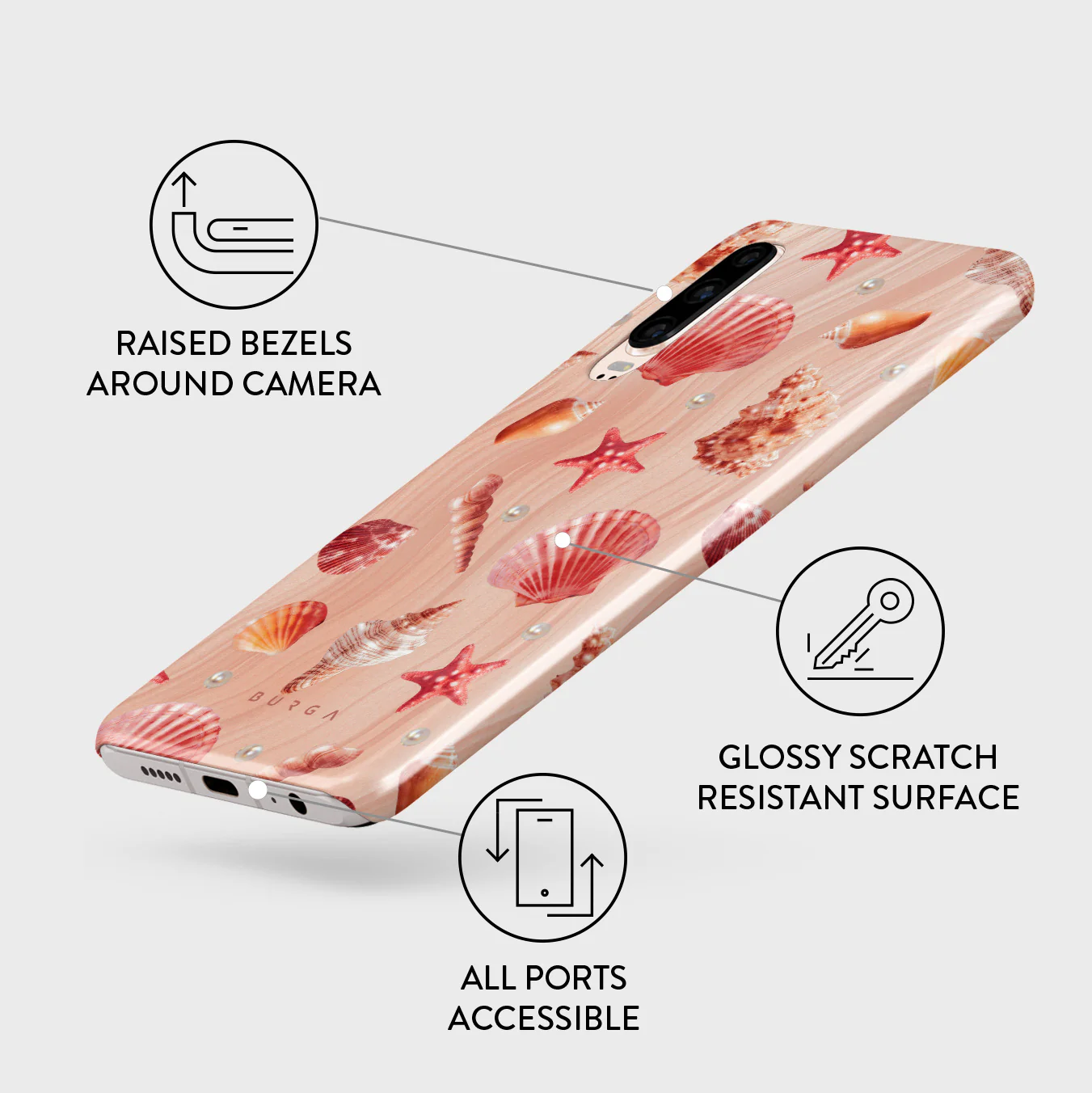 Seashells - Huawei P30 Case - Image 3