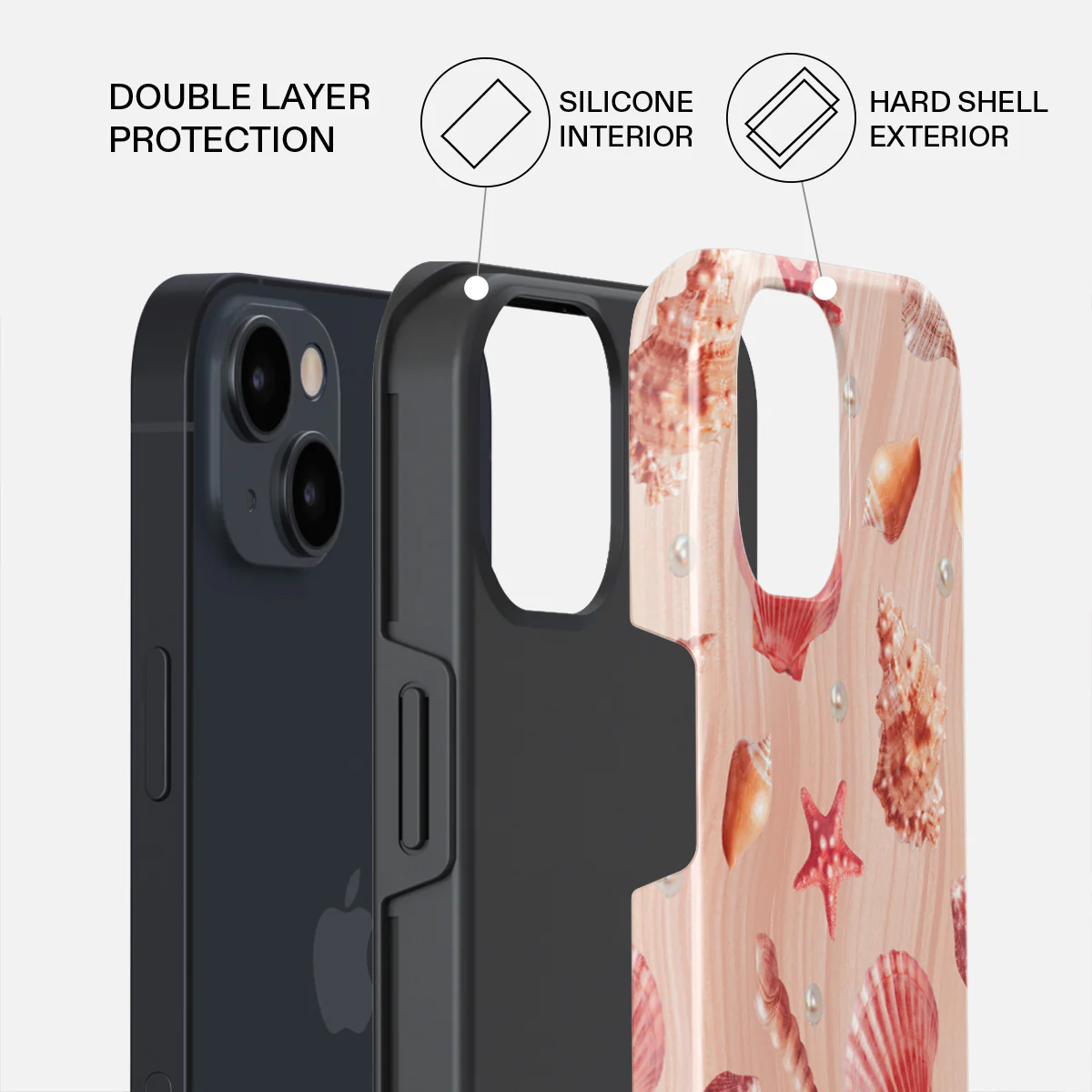Seashells - iPhone 14 Plus Case - Image 2