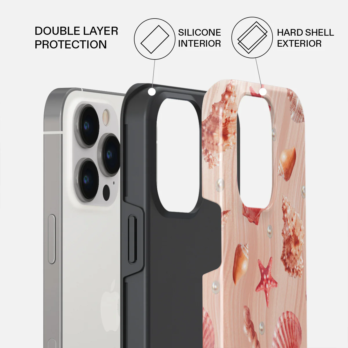 Seashells - iPhone 14 Pro Max Case - Image 2