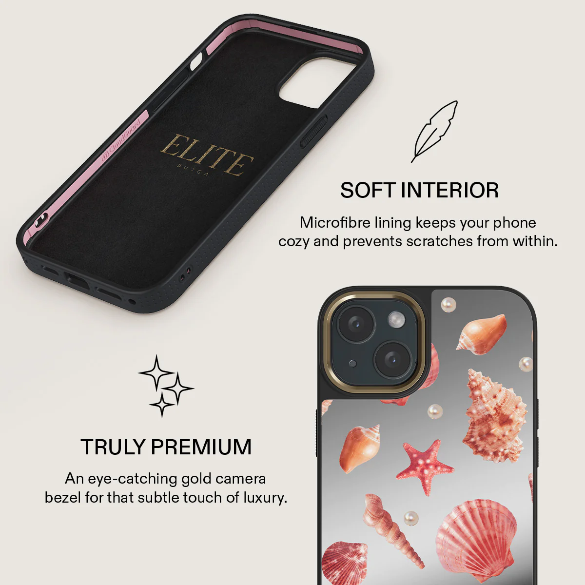 Seashells - iPhone 15 Case - Image 32