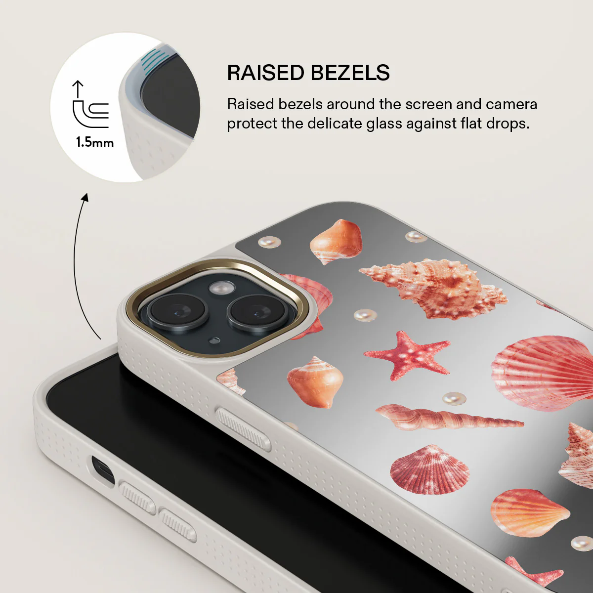 Seashells - iPhone 15 Case - Image 54