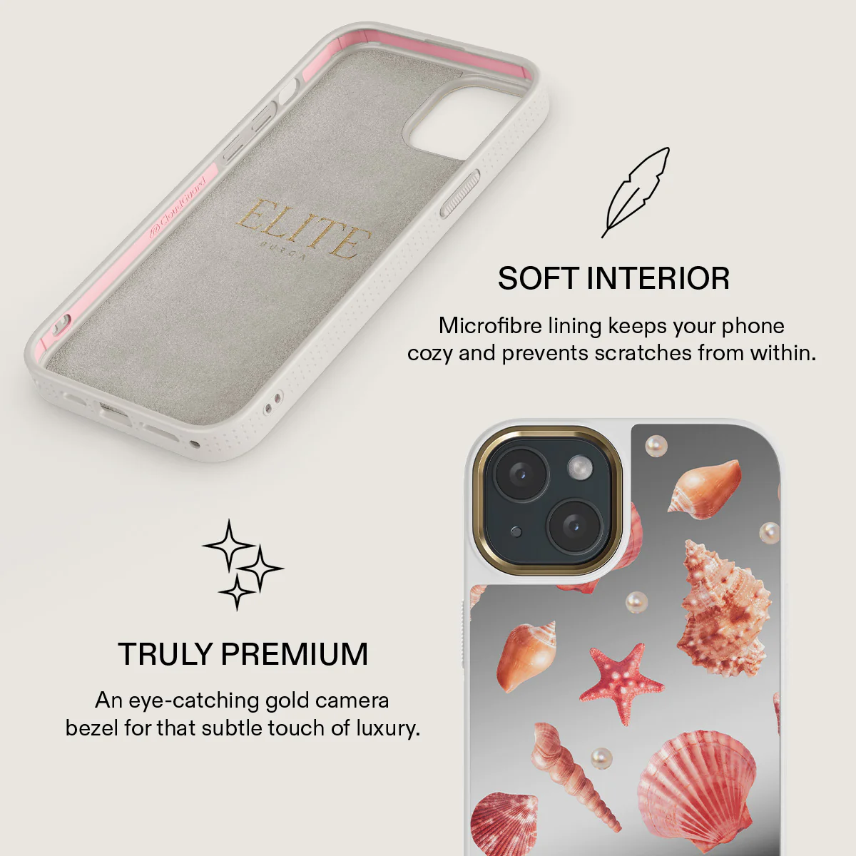 Seashells - iPhone 15 Case - Image 56