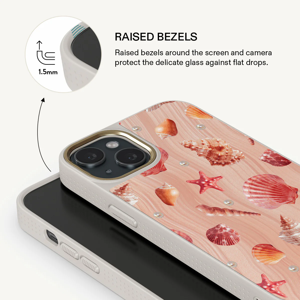 Seashells - iPhone 15 Plus Case - Image 22