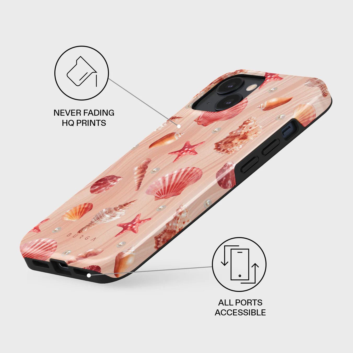 Seashells - iPhone 15 Plus Case - Image 3