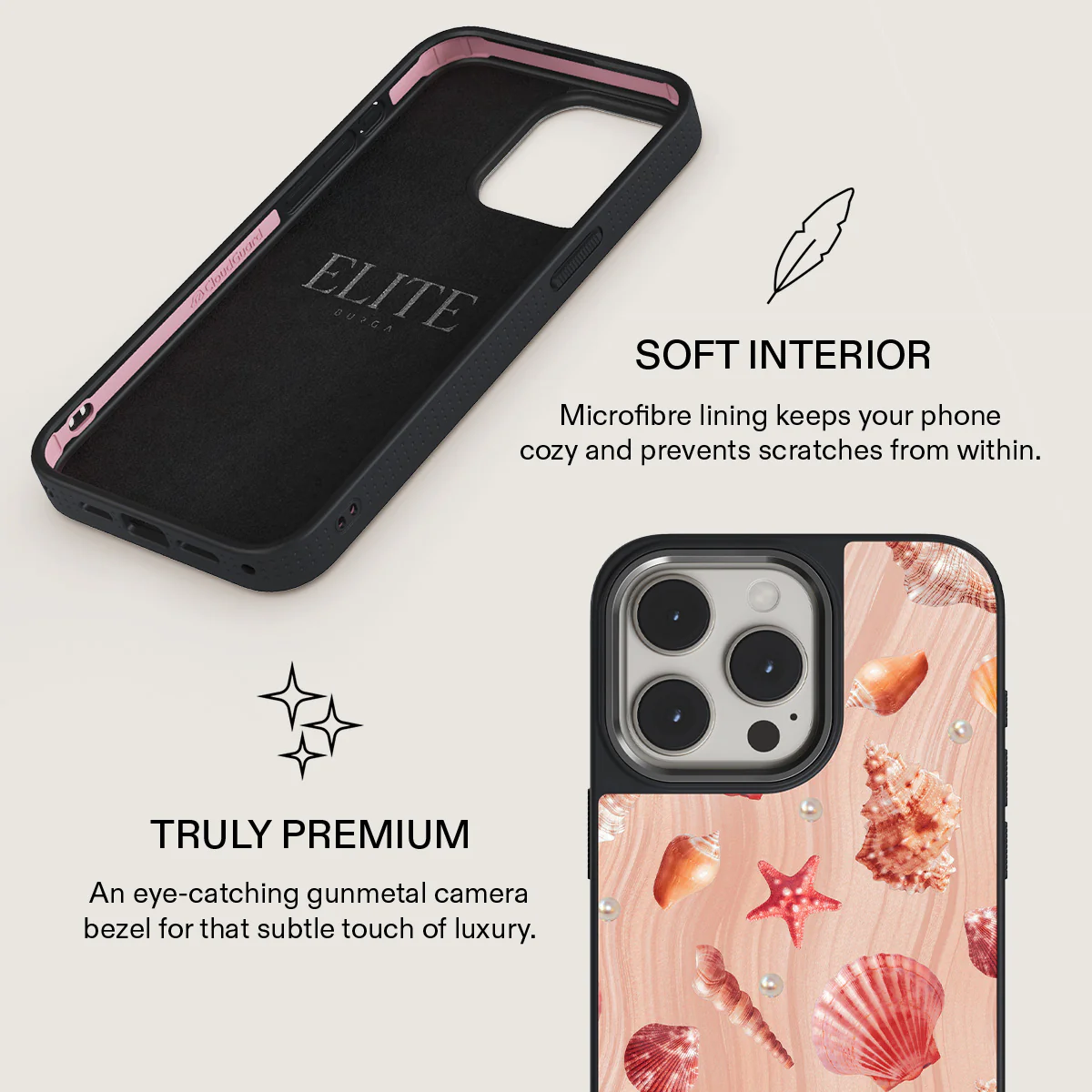 Seashells - iPhone 15 Pro Case - Image 17