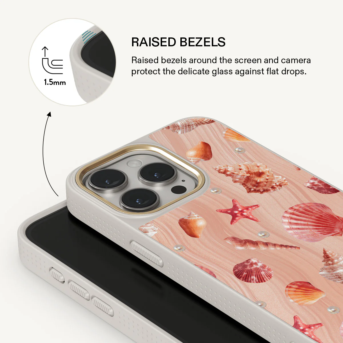 Seashells - iPhone 15 Pro Case - Image 22