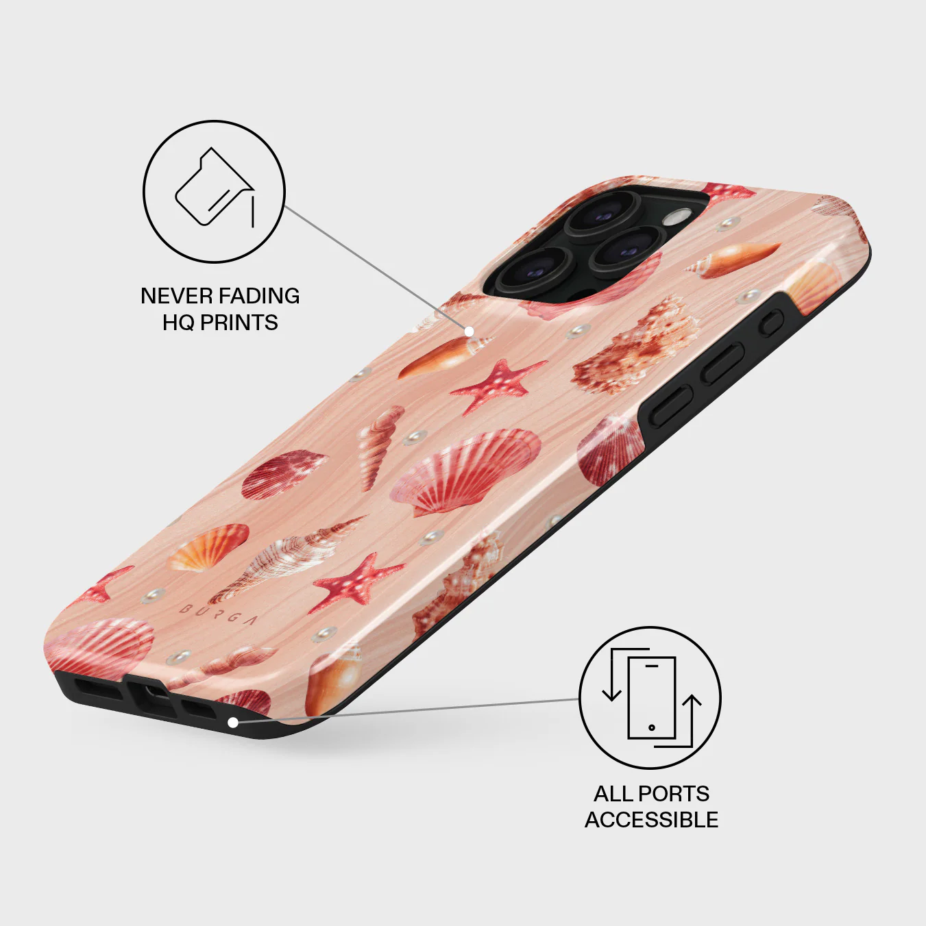 Seashells - iPhone 15 Pro Case - Image 3