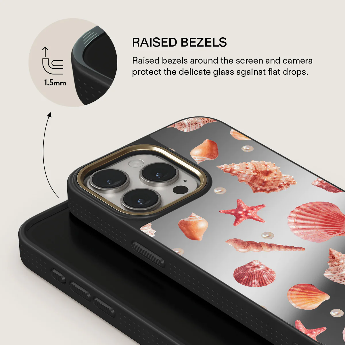 Seashells - iPhone 15 Pro Max Case - Image 30