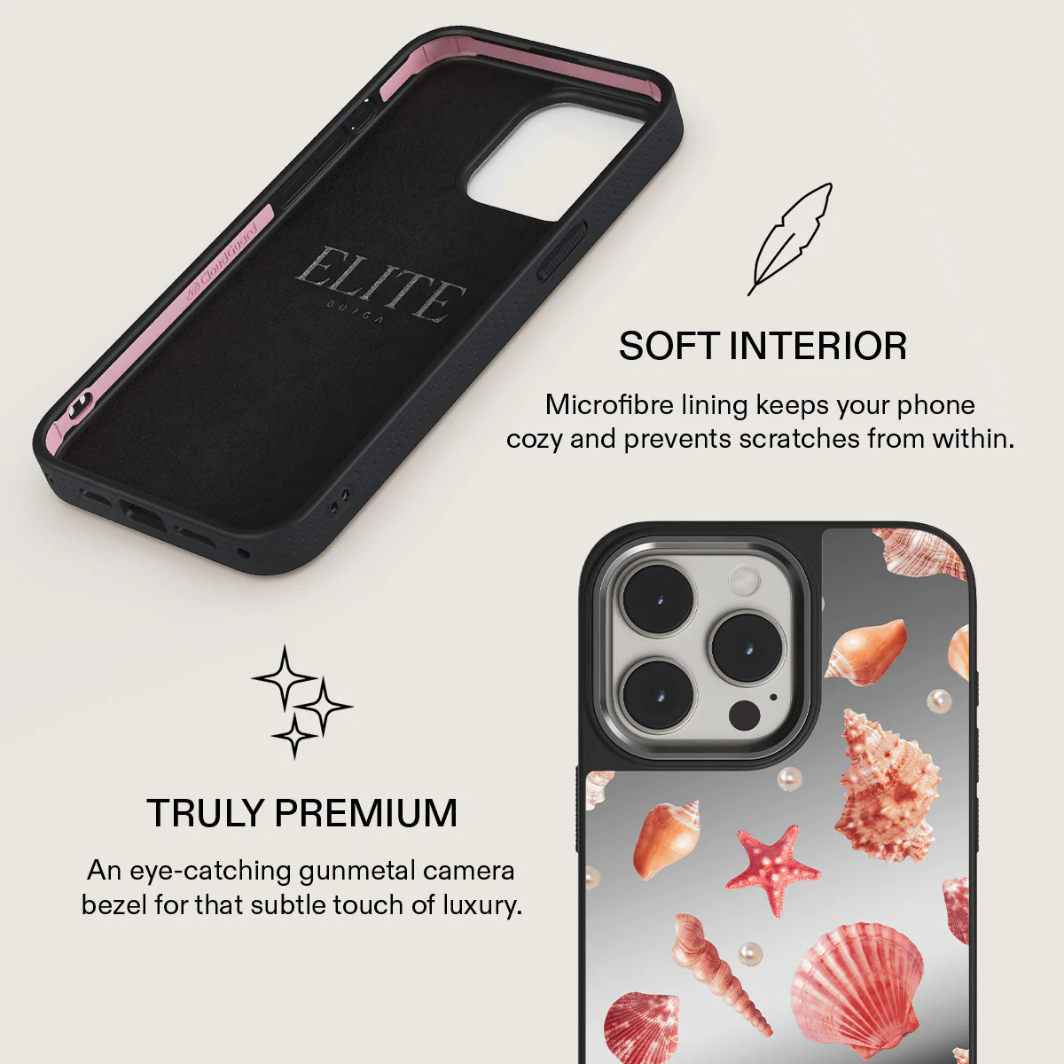 Seashells - iPhone 15 Pro Max Case - Image 40