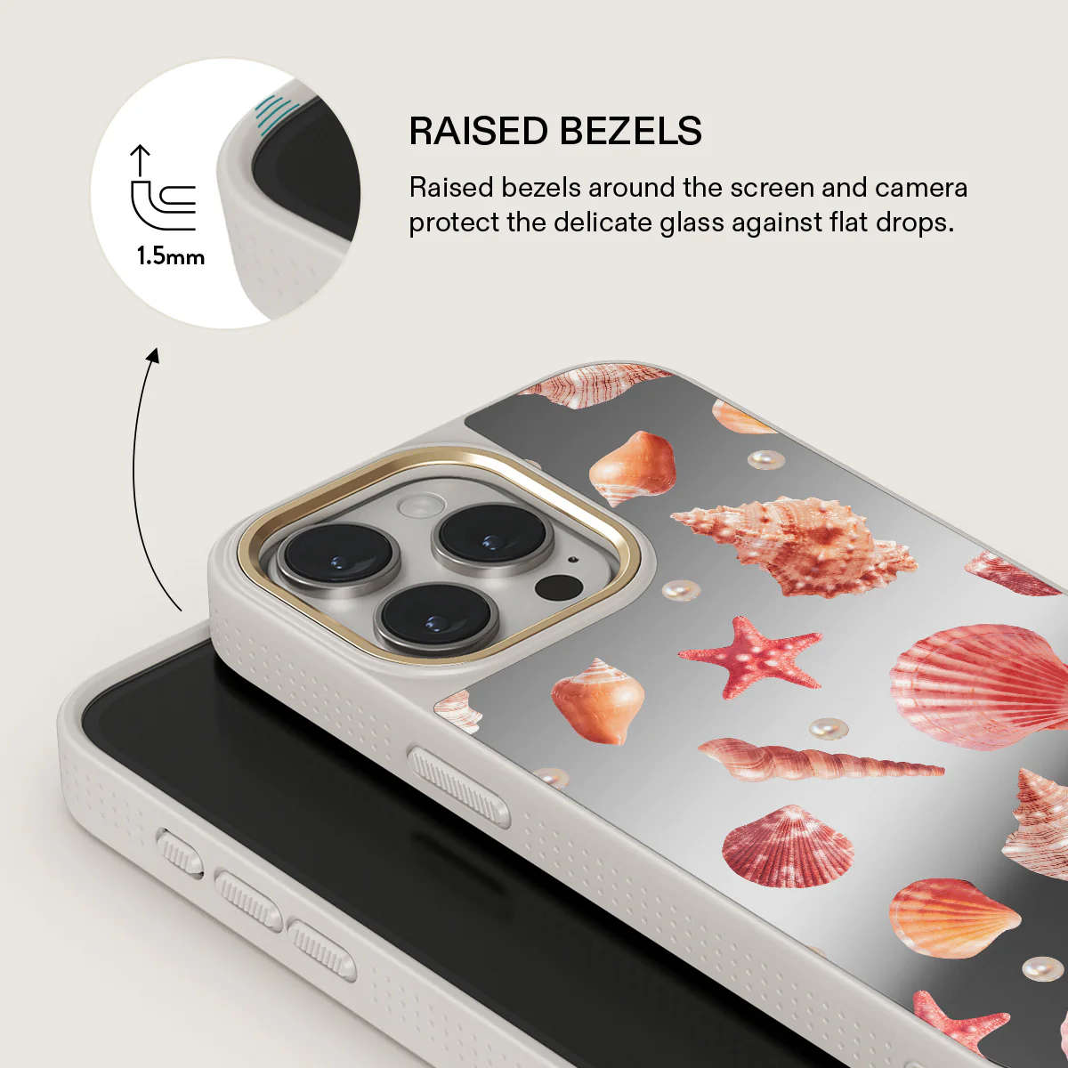 Seashells - iPhone 15 Pro Max Case - Image 54