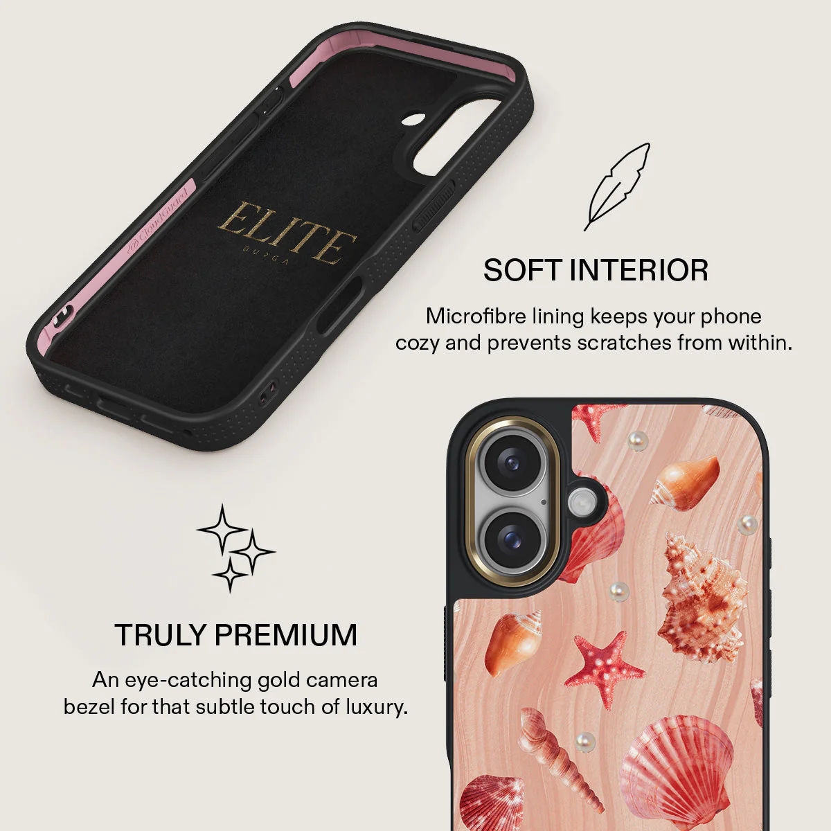 Seashells - iPhone 16 Plus Case - Image 11