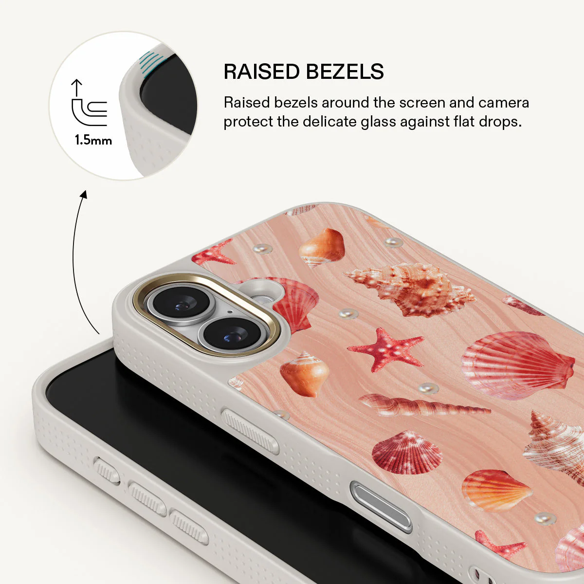 Seashells - iPhone 16 Plus Case - Image 23