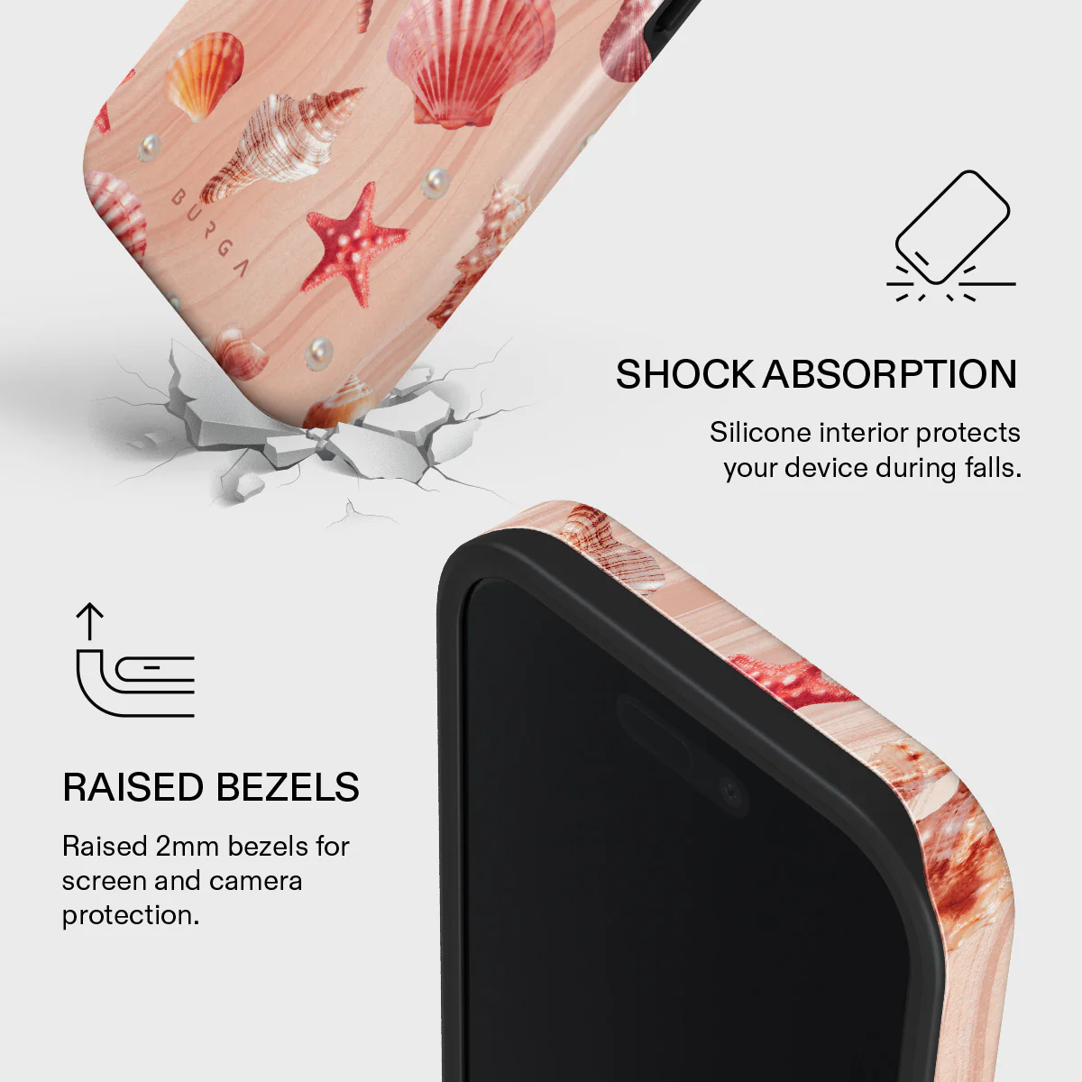 Seashells - iPhone 16 Plus Case - Image 4