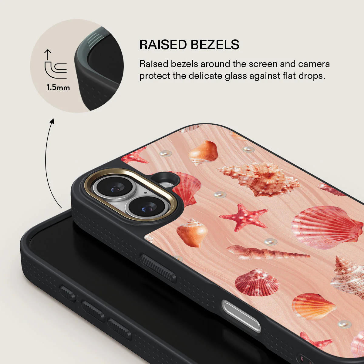 Seashells - iPhone 16 Plus Case - Image 9