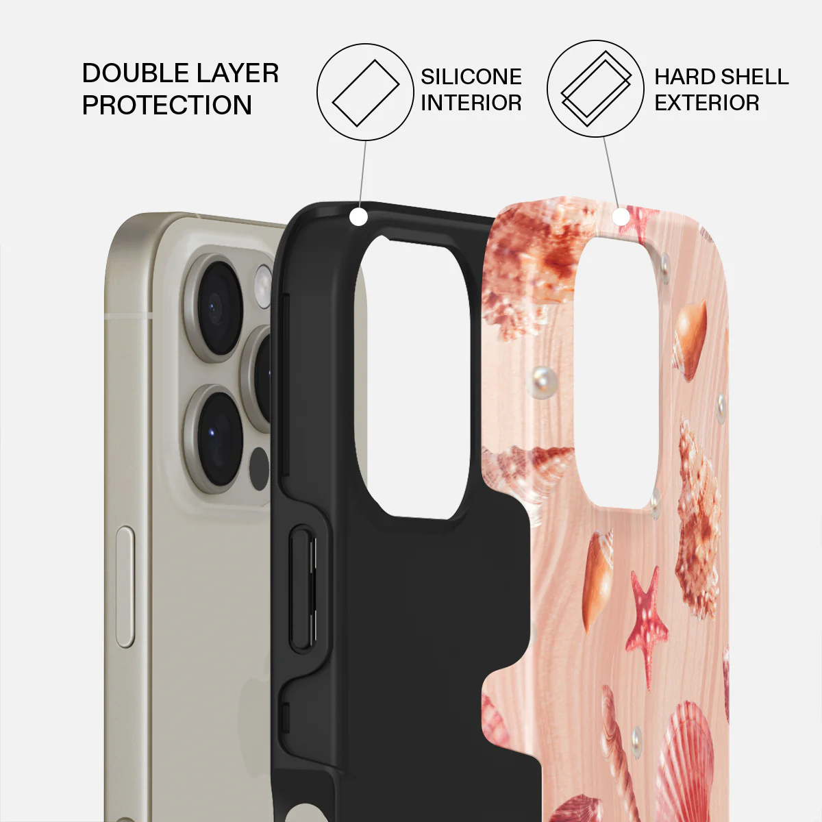 Seashells - iPhone 16 Pro Case - Image 2