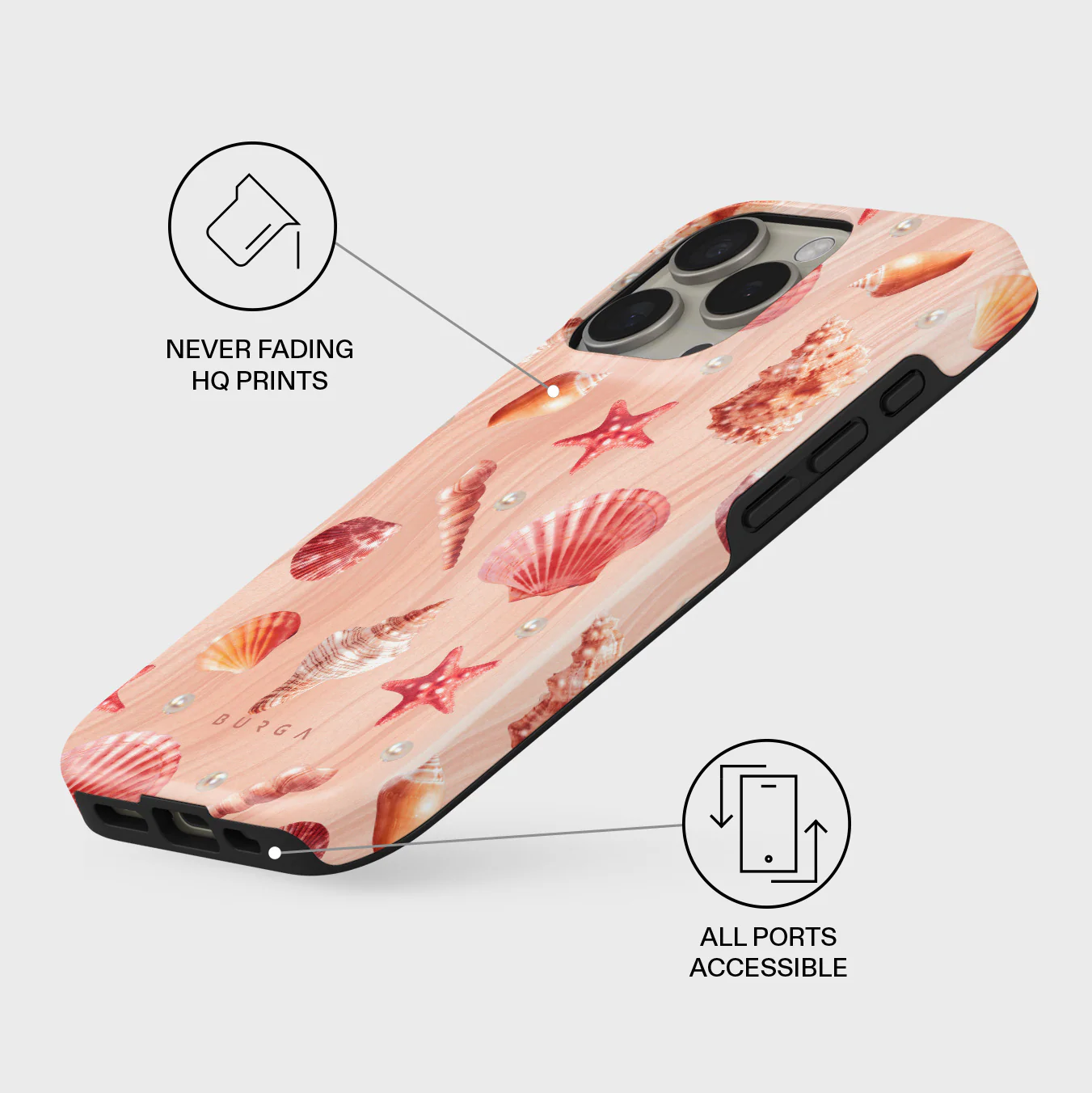 Seashells - iPhone 16 Pro Case - Image 3
