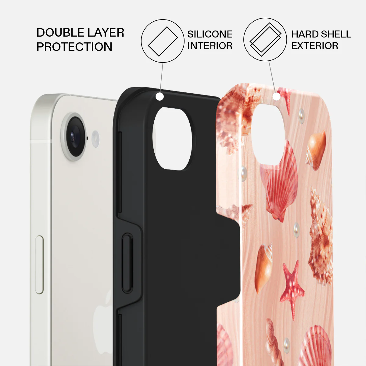 Seashells - iPhone 16e Case - Image 2