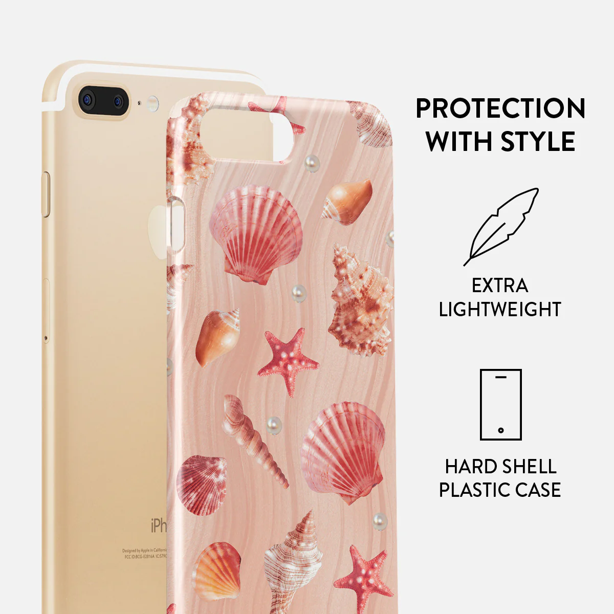 Seashells - iPhone 7 Plus / 8 Plus Case - Image 2