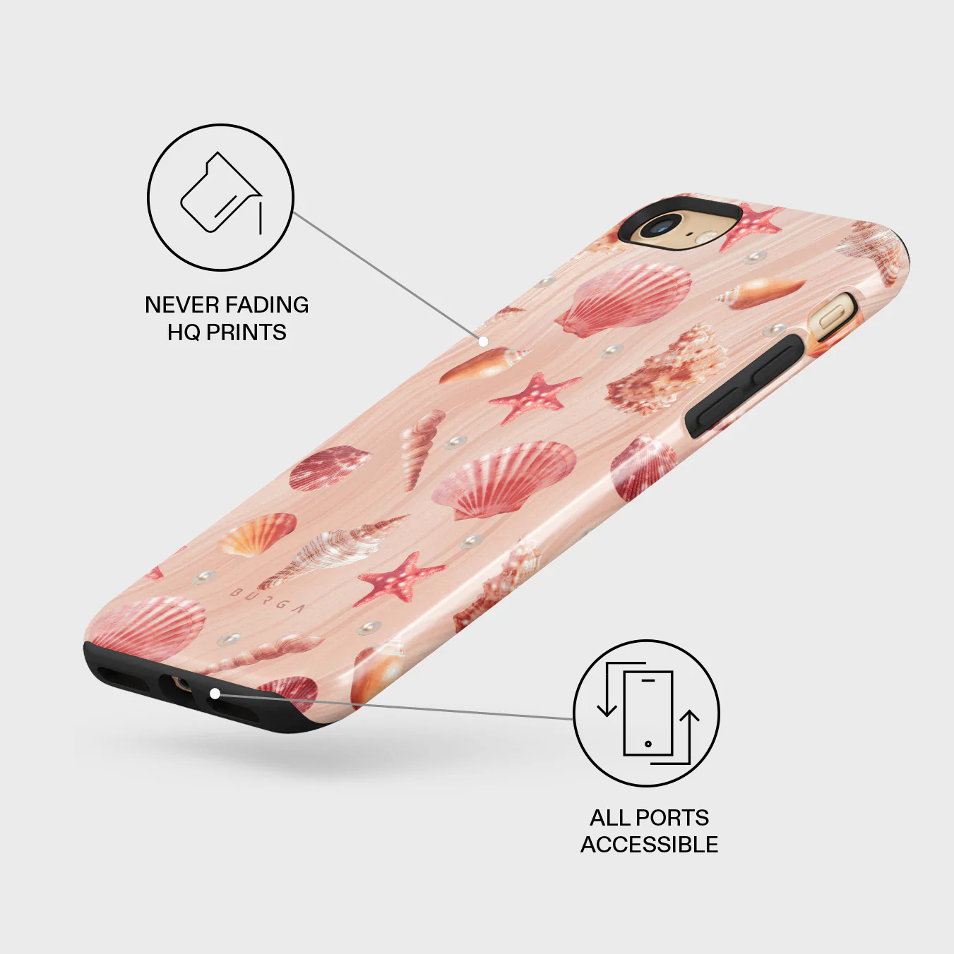Seashells - iPhone SE (2022) Case - Image 3