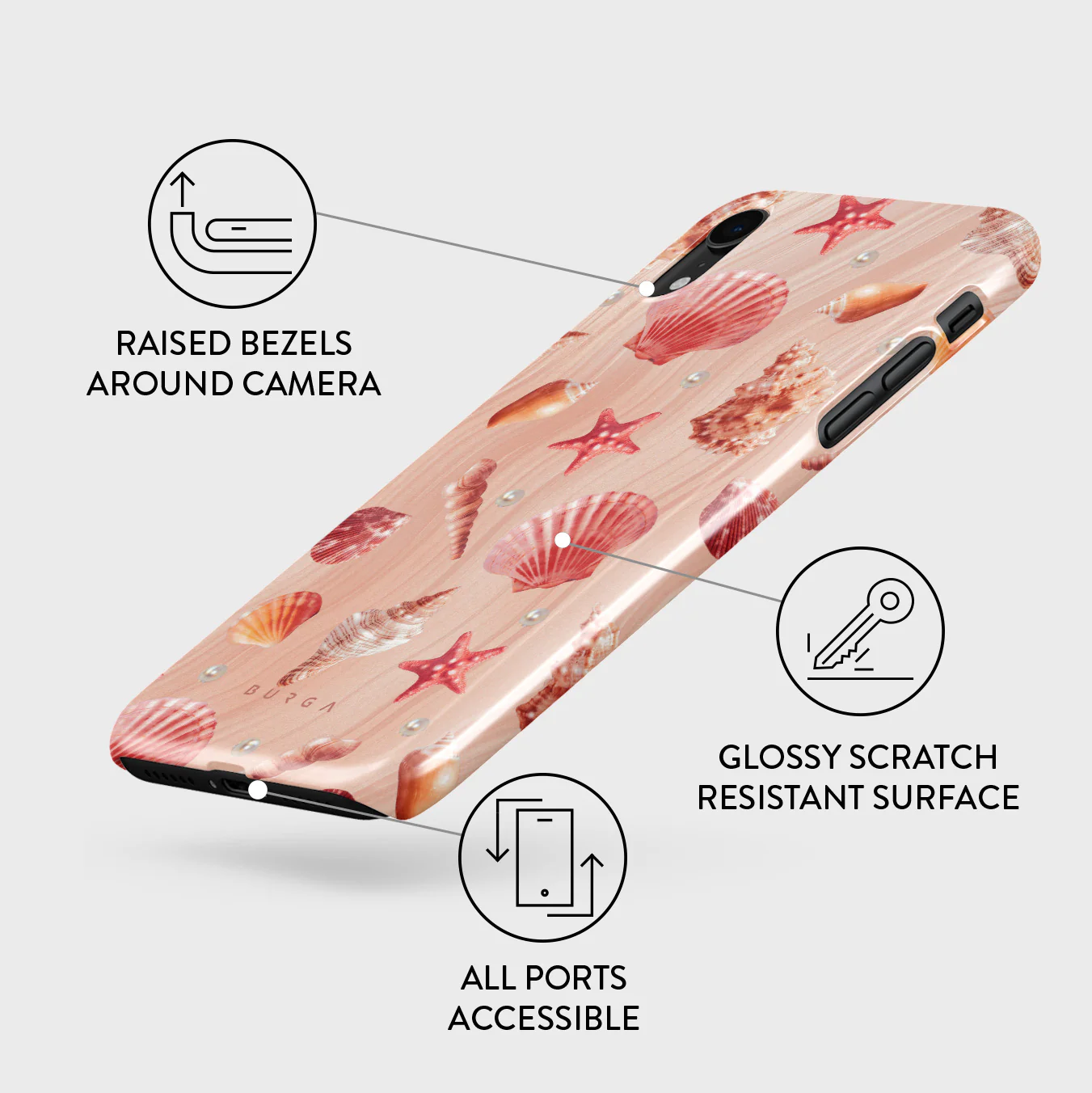 Seashells - iPhone XR Case - Image 3